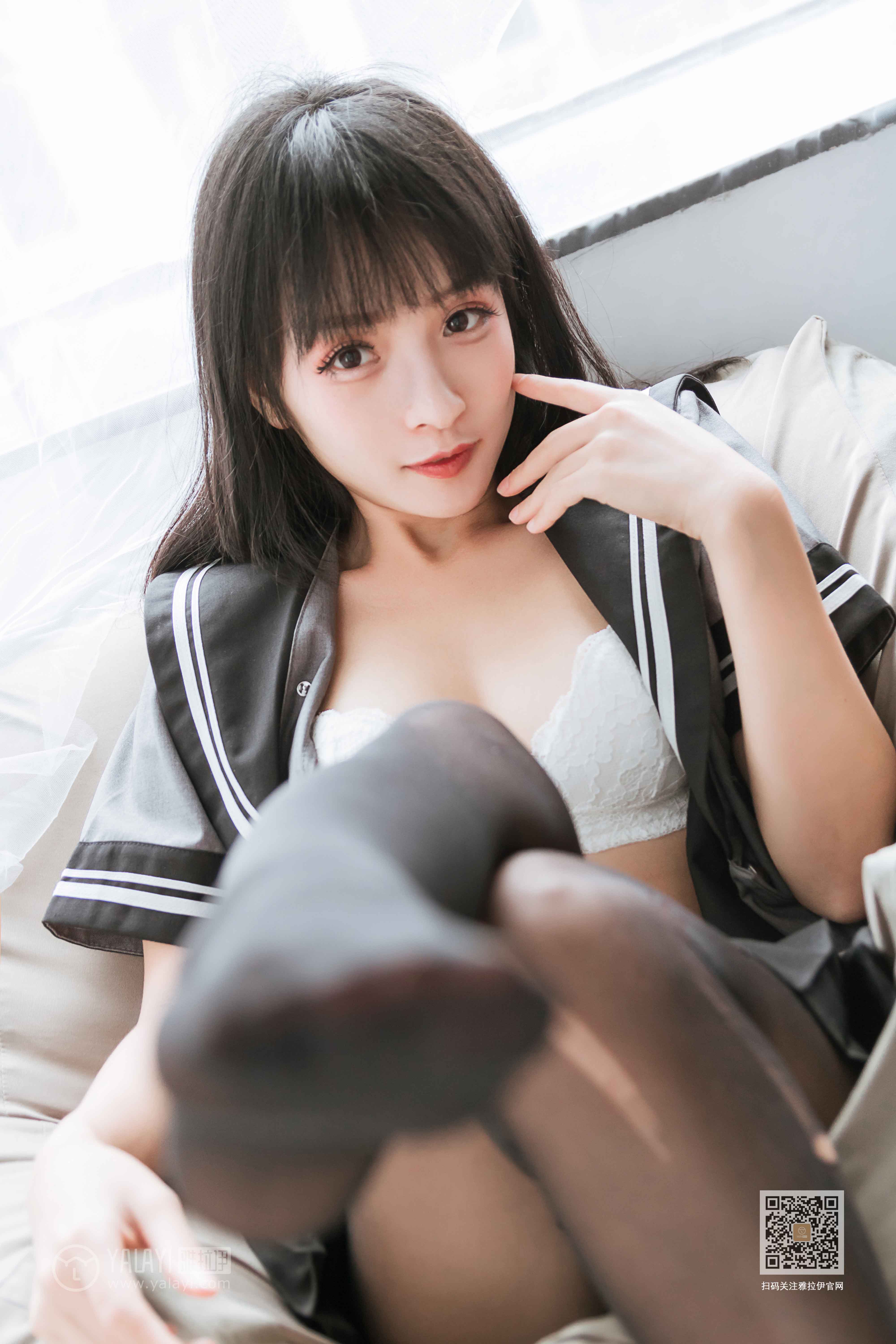 [YALAYI雅拉伊]2020.04.10Y601艾丽《疯狂的jk学妹》插图7